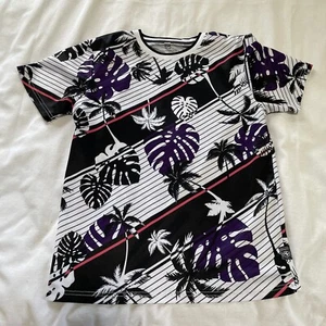 South Pole Boy’s Size XL Tropical T-Shirt All Over Print Polyester Short Sleeve - Picture 1 of 4