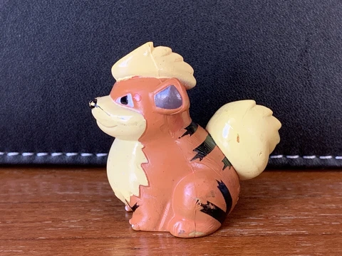 Pokemon Growlithe Figure 1.5” NO KEYCHAIN CGTSJ Rare Vintage F/S! Cover