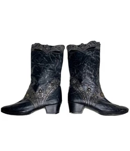 custom made cowboy boots Owned By Mrs. Dean Martin Size 6 - Picture 1 of 11