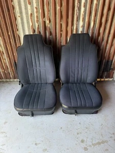 Torana LH LX Front Bucket Seats With Rails Holden UC Seat Runners Interior Trim - Picture 1 of 14