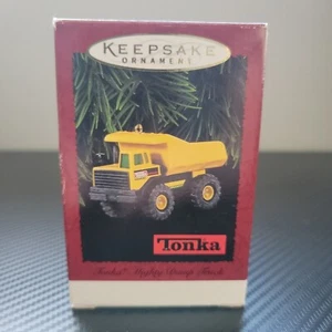 Vintage Hallmark Keepsake Ornament Dated 1996-“TONKA Mighty Dump Truck” - Picture 1 of 10