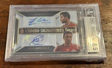 2015 Select Xabi Alonso Xavi Hernandez Dual Auto Autograph #16/25 BGS 8.5 Spain
