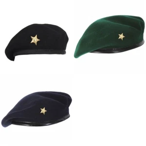 Che Guevara Assorted Golden Metal Star Military Men & Woman's Beret army Cap - Picture 1 of 11