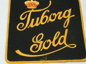 Vintage Tuborg Gold Beer L Jacket Patch - Picture 1 of 3