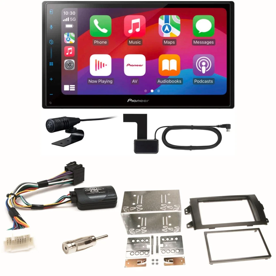 Pioneer SPH-DA77DAB CarPlay Android Auto Einbauset für Suzuki SX4 Fiat Sedici - Bild 1 von 1