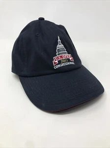 U.S. Open Congressional 2011 Golf Tournament Navy Baseball Hat Cap Adjustable - Picture 1 of 5