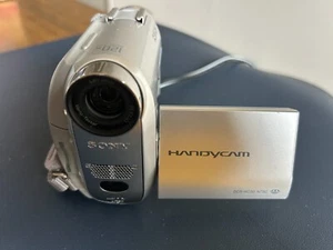Sony DCR-HC30 Handycam 120x 2004 silver FOR PARTS OR REPAIR #121 - Picture 1 of 12