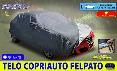 Telo  Copriauto in PVC Felpato-copri auto per Giulietta auto taglia  457X165X119 - Immagine 1 di 4