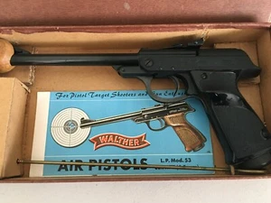 Walther Model LP53 / LP-53 Air Pistol 4.5mm / 1.77 Cal Factory Box w/Accessories - Picture 1 of 24