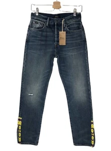 Polo Ralph Lauren Slim Fit High Rise Callen Southwestern Beaded Jeans Sz 27 - Bild 1 von 11