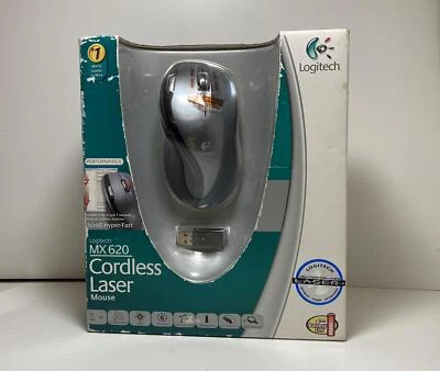 Logitech MX620 Cordless Laser Mouse - Black (910-000240) - Image 1 of 2