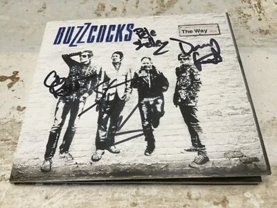 BUZZCOCKS The Way RARE FULLY SIGNED Autographed CD 2014  Pete Shelley  The Clash - Image 1 of 4