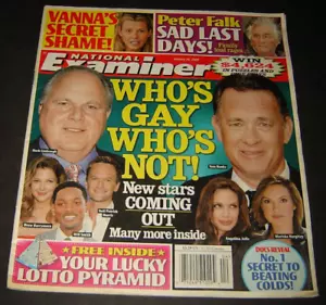 National Examiner Magazine January 26, 2009 WHO'S GAy Who's NOT-Stars Coming OUT - Bild 1 von 4
