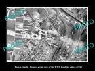 OLD 6x4 SIZE MILITARY PHOTO PONT A VENDIN FRANCE AERIAL VIEW WWII BOMBING c1940