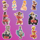 10pcs adults stickers Japanese Anime Naughty Bikini Girl Stickers Ahegao 3 inch