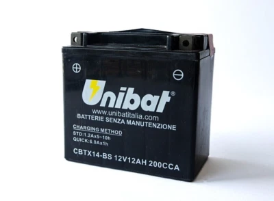 HONDA GL1500 VALKYRIE 1997-03 AGM MAINTENANCE FREE REPLACEMENT BATTERY YTX14-BS - Image 1 of 4