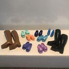 Pairs Of  Barbie Doll Shoes Multi Colors 9 Pairs Boots And Open Toe