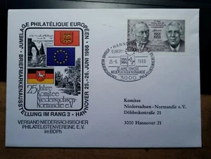 Briefmarkenausstellung Hannover 1988 - Verband Nieders. Philat. / Brief Stempel - Picture 1 of 1