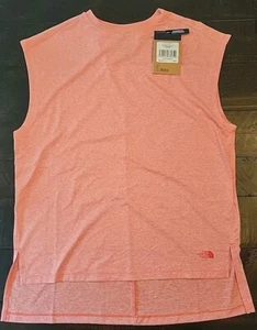 Neu - North Face Damen Dawndream Muskel T-Shirt Retro Orange Meliert Medium  - Bild 1 von 6