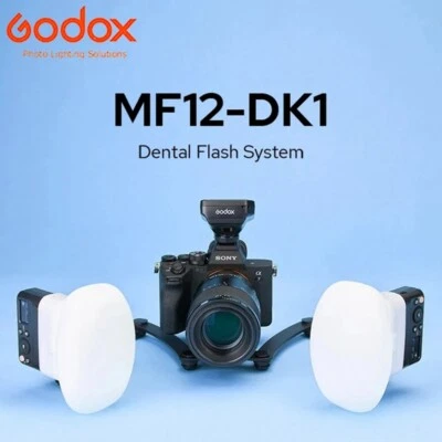 GODOX MF12-DK1 Macro Flash TTL 2.4G Kit fit Sony A7IV/A7V/A7RIV/A7SII/A9/ A9II - Image 1 of 4