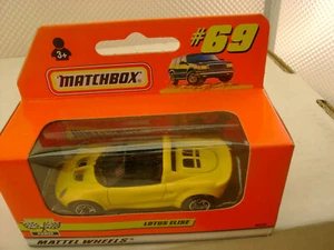1999 MATCHBOX SUPERFAST #69 YELLOW LOTUS ELISE NEW IN BOX - Picture 1 of 3