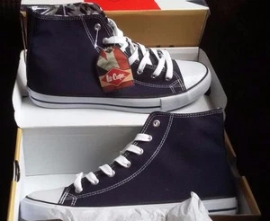 LEE COOPER STIVALI DA BASKET RETRO HITOP SCARPE DA BASEBALL UK 3 4 5 6 7 8 9 10 11 - Foto 1 di 16