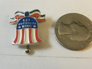 PIN CAMPANA DE ANILLO WALT DISNEY LET FREEDOM - Imagen 1 de 2