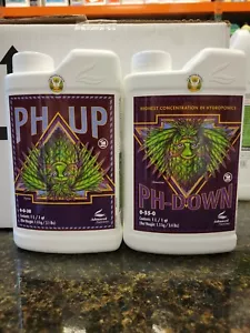 Advanced Nutrients - Ph Up & Ph Down - 1 Liter Combo Pack - 1 Of Ea. w/ Pipettes - Picture 1 of 2