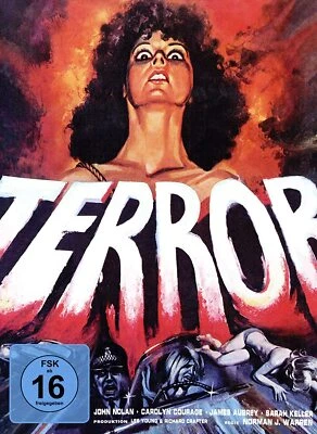 Mediabook Terror Norman J.Warren John Nolan Carolyn Courage Cover A Blu-Ray New - Image 1 of 2