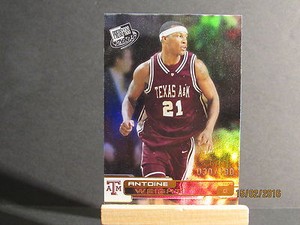 2005 Press Pass Holo Gold #39 Antoine Wright SN 030/100