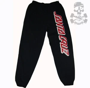 SANTA CRUZ '80s Skateboard Jogger Pants - SMALL - Black JOGGERS / SWEAT PANT - Picture 1 of 1