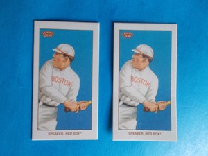 2021 Topps 206 Tris Speaker Cycle back /25 SP wave 5 + Sovereign /35 raw cards
