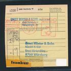27668) Paketkarte 1983 ab Hamburg 19, AFS E.Winter 28,20DM 3 Pak.Sperrgut