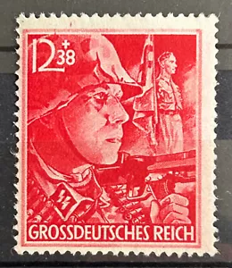 1945 German Reich stamp MiDR 909 SS soldier 12+38 rpf MNH /3388 - Picture 1 of 1