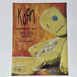 Korn Issues CD Album Circuit City Do You? Print Ad/Poster Official Promo Art - Picture 1 of 2