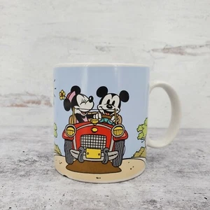 Vintage Applause Walt Disney Mickey Minnie Mouse Keramik Kaffeebecher Fahren 5773 - Bild 1 von 8