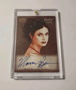 2015 Upper Deck Firefly The Verse Morena Baccarin Autograph On Card Inara Serra - Picture 1 of 5