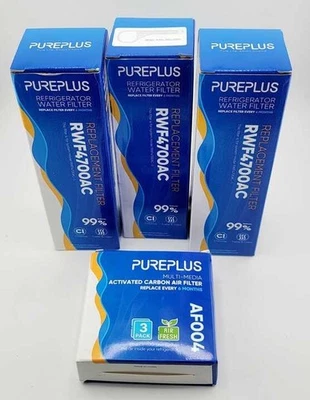 3 Pk PurePlus Water Filters RWF4700AC + 3 Refrigerators Filters LT1000 Kenmore - Image 1 of 4