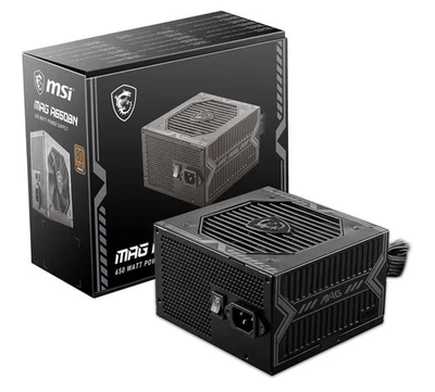 MSI MAG A650BN 650W ATX 80+ BRONZE Power Supply PSU - Image 1 of 3