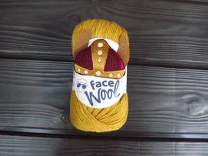 Mondial Face Wool, one skein, wool blend, 200 yards per skein with attachment - Picture 1 of 2