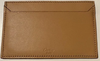 Pre-Owned MUST DE CARTIER Slim Cardholder -  Excellent Condition - Beige - Image 1 of 4