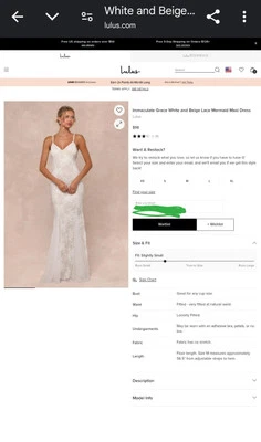 lulus wedding dress - Image 1 of 4