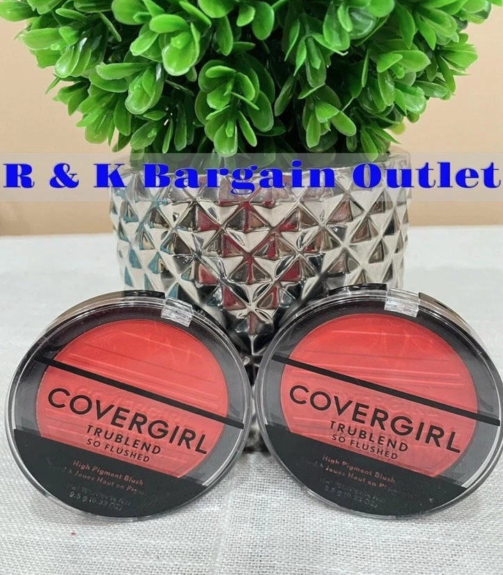Covergirl Trublend So Flushed High Pigment Blush 345 Hot Frenzy .33oz Ea 2 pcs - Image 1 of 1