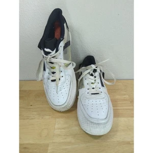 Nike Air Force-tipo Air Force 1 tipo blanco-voltio-negro-blanco AT7859-101 talla 8 - Imagen 1 de 10