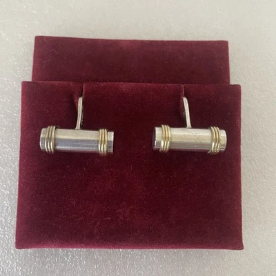 Georg Jensen. Запонки из чистого серебра No22A — Андреас Миккельсен. Дания - Изображение 1 из 4