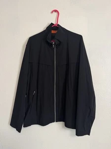 NEW Rag & Bone Pursuit Grant Jacket Mens XL Black Full Zip Windbreaker Casual - Picture 1 of 8
