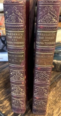 2 Antique 1883 Frederick The Great & Maria Theresa-Hitherto Unpublished Docs - Image 1 of 4