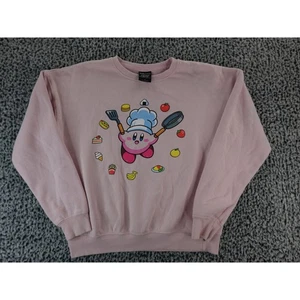 BoxLunch Kirby Chef rosa Langarm Sweatshirt Kinder Größe S - Bild 1 von 13