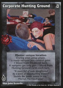 Corporate Hunting Ground [Sabbat set] - VTES card - Picture 1 of 2
