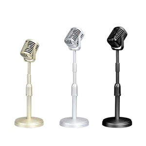 Nostalgic Old Fashioned Simulation Microphone Retro Photography Faux Mic Props - Picture 1 of 11